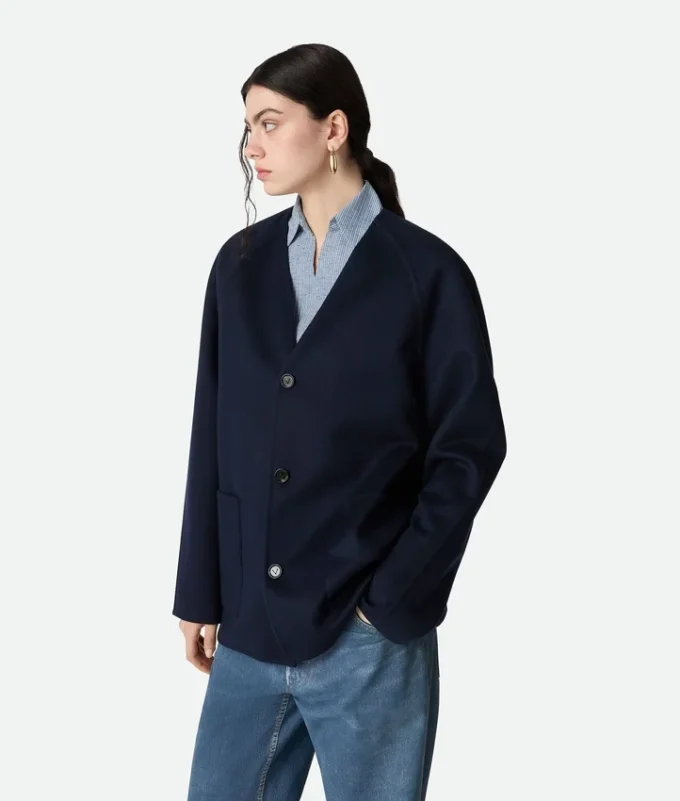 Light Wool and Cashmere Coat