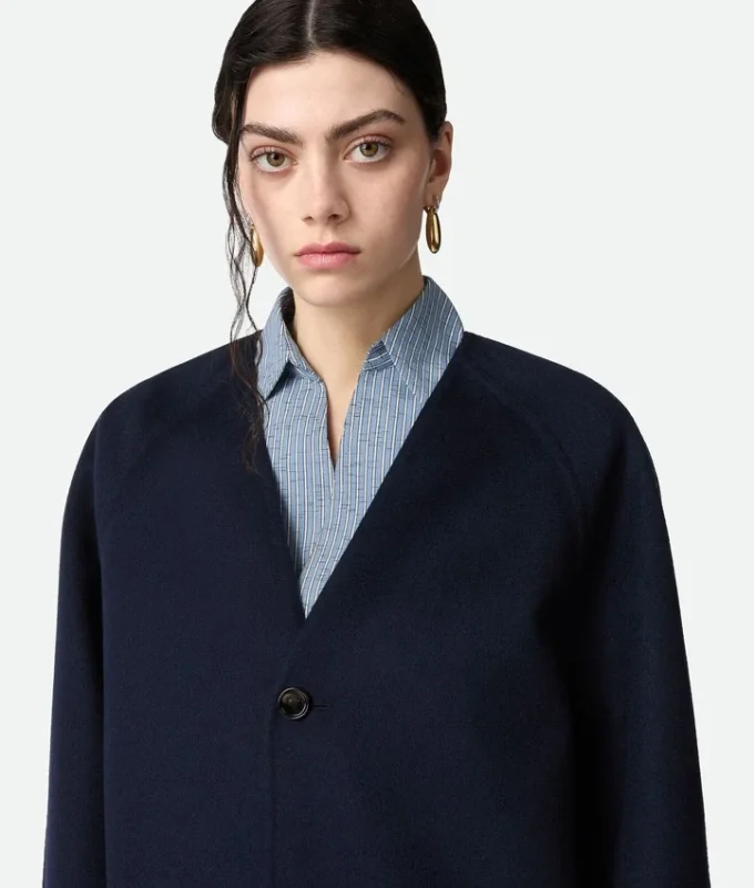 Light Wool and Cashmere Coat