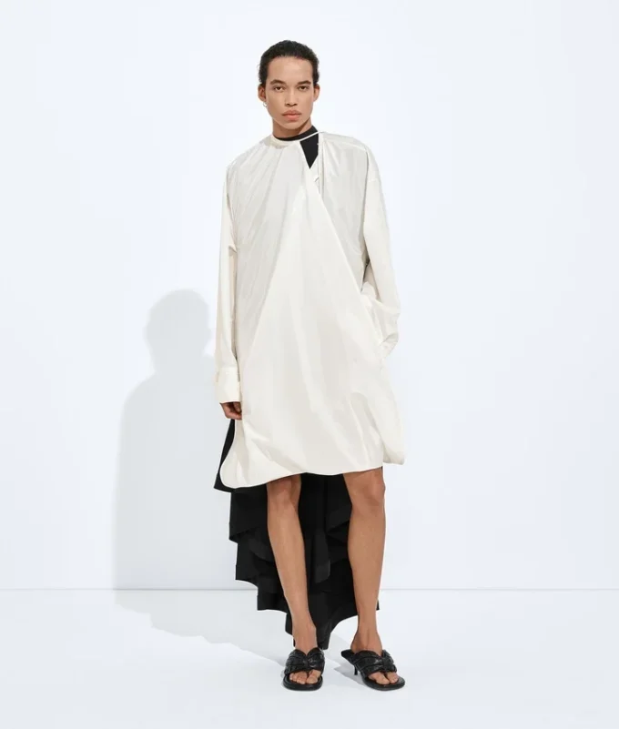 Washed Silk Taffeta Shirt