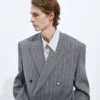 Light Wool Pinstripes Jacket