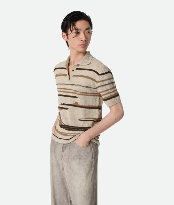 Linen and Cotton Polo