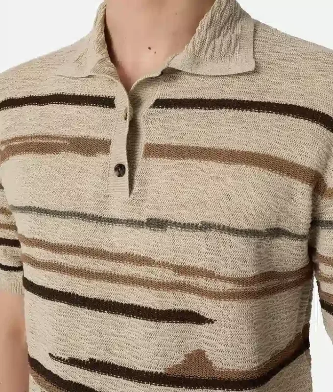 Linen and Cotton Polo
