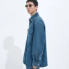 Medium Indigo Denim Overshirt