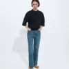 Medium Indigo Flared Jeans