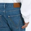 Medium Indigo Straight Leg Jeans
