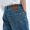 Medium Indigo Wide Leg Jeans