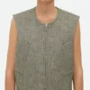 Melange Cotton Gilet
