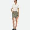 Melange Cotton Skirt