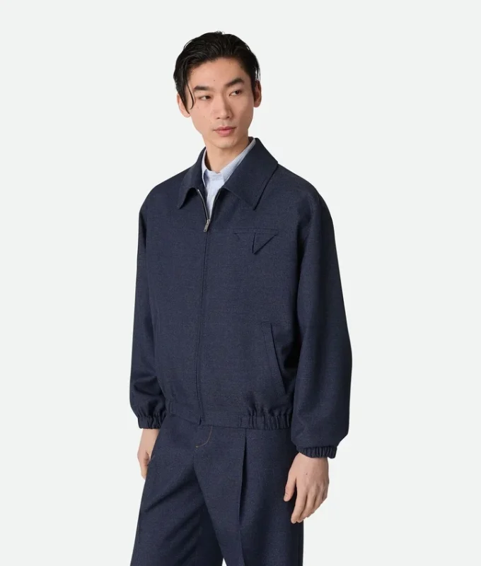 Melange Wool Blouson