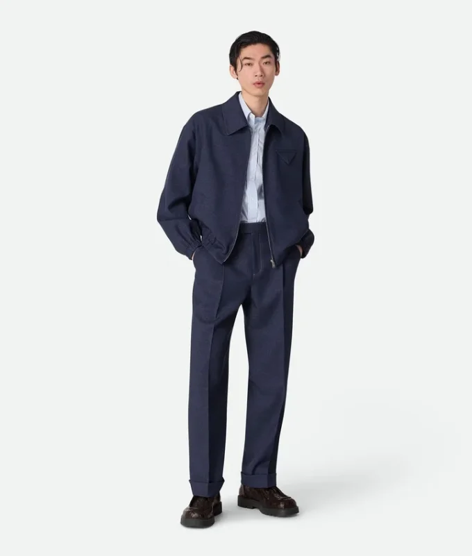 Melange Wool Blouson