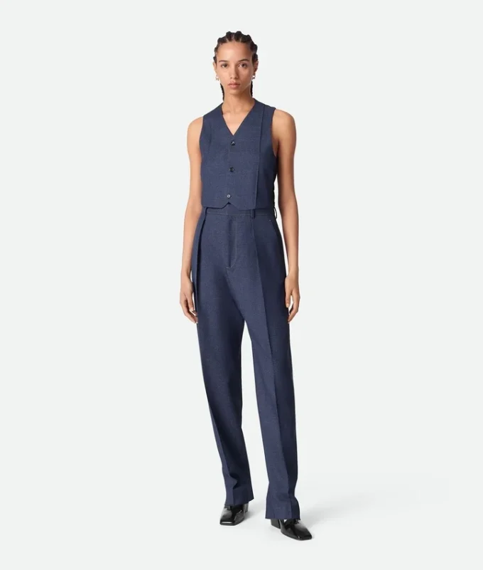 Melange Wool Pants