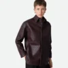 Mini Intrecciato Leather Shirt