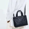 Mini Intrecciato Zipped Tote