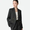 Mouline Wool Twill Jacket