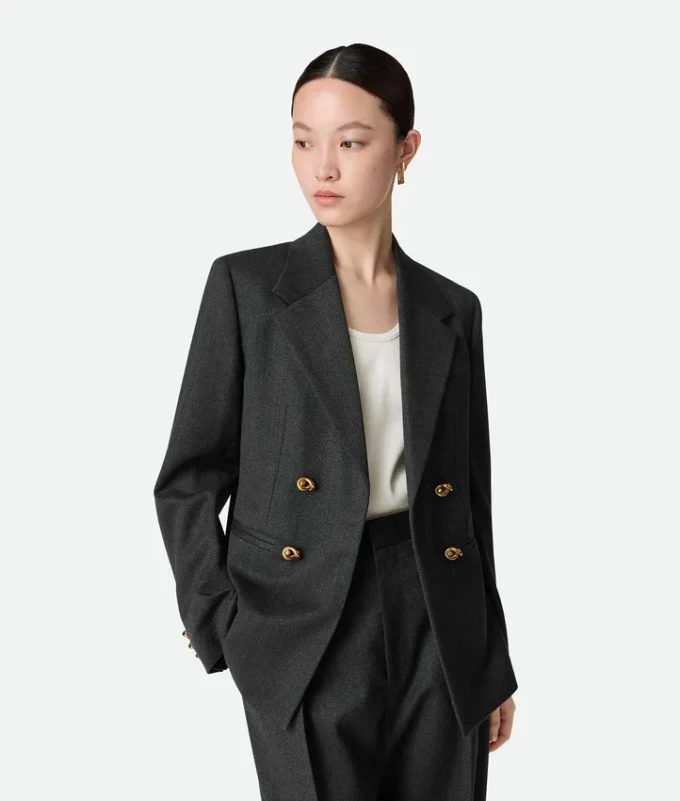 Mouline Wool Twill Jacket