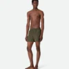 Nylon Intrecciato Pattern Swim Shorts