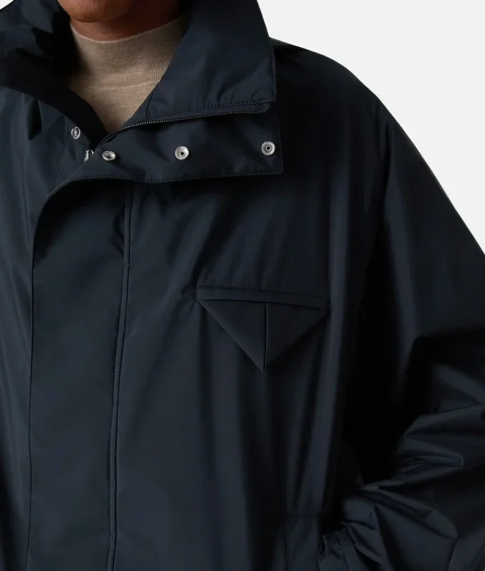 Packable Nylon Hooded Blouson