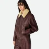 Padded Leather Blouson