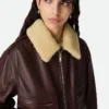 Padded Leather Blouson