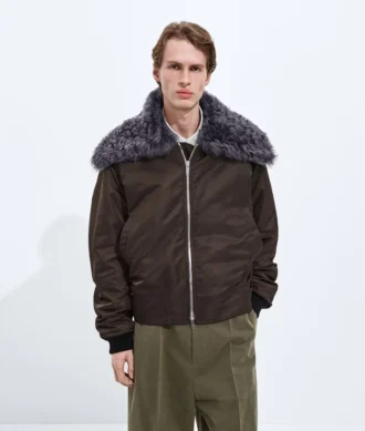 Padded Nylon Bomber