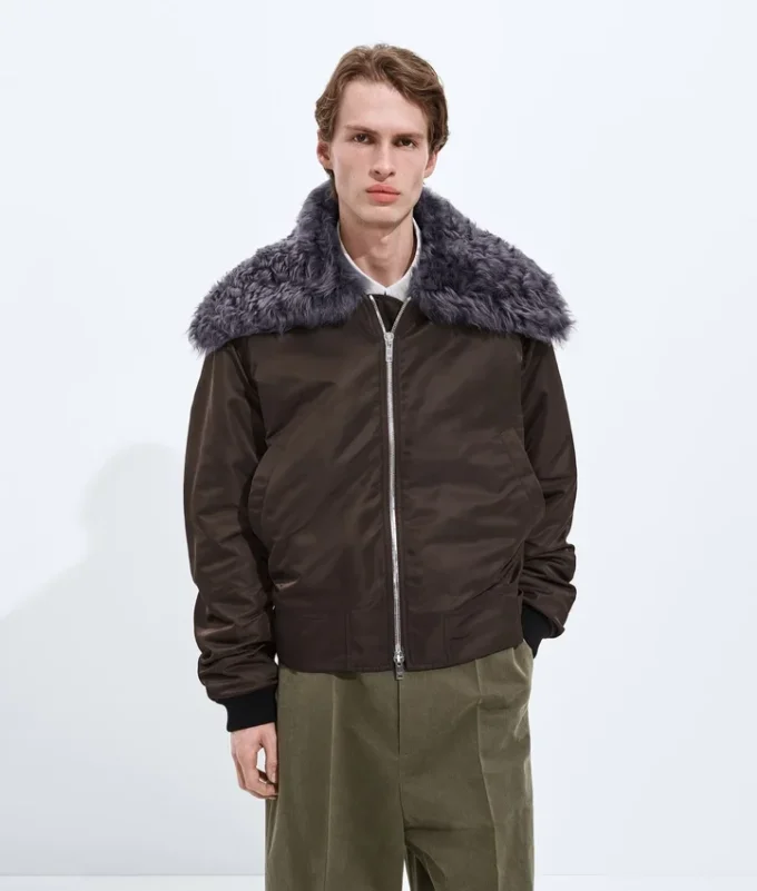 Padded Nylon Bomber