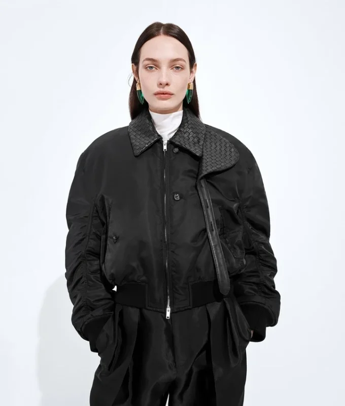 Padded Nylon Bomber