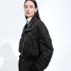Padded Nylon Bomber