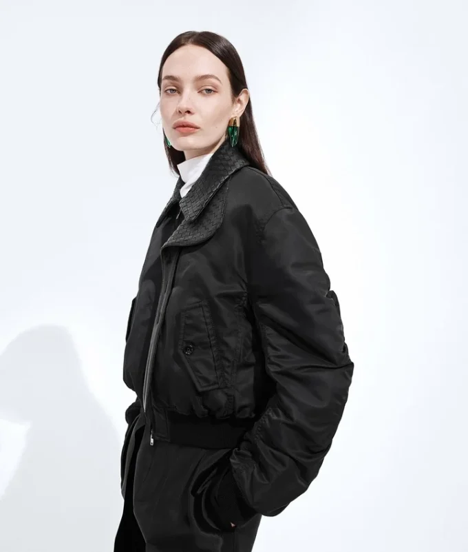 Padded Nylon Bomber