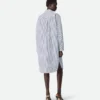 Pinstripe Cotton Poplin Dress