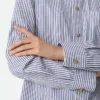 Pinstripe Cotton Poplin Shirt