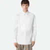 Poplin Plastron Shirt