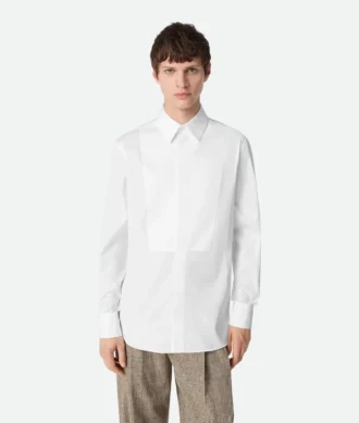 Poplin Plastron Shirt
