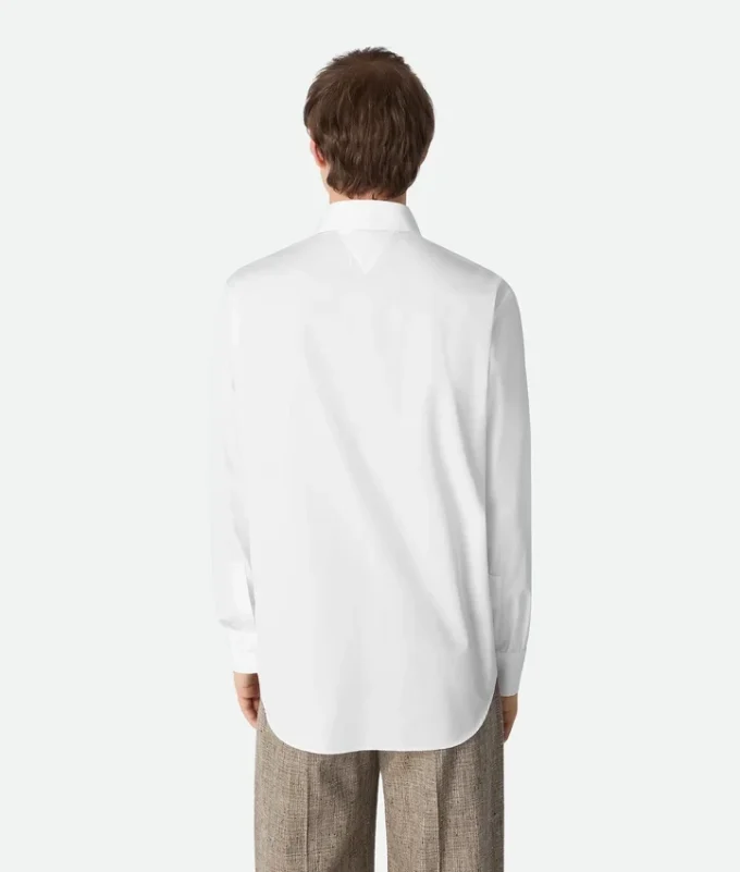 Poplin Plastron Shirt