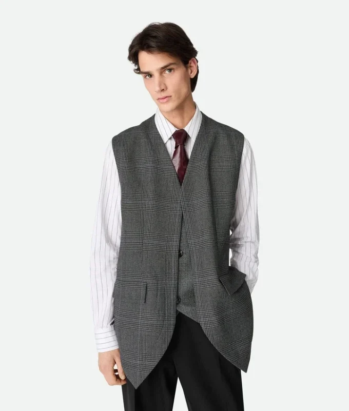 Prince of Wales Wool Waistcoat