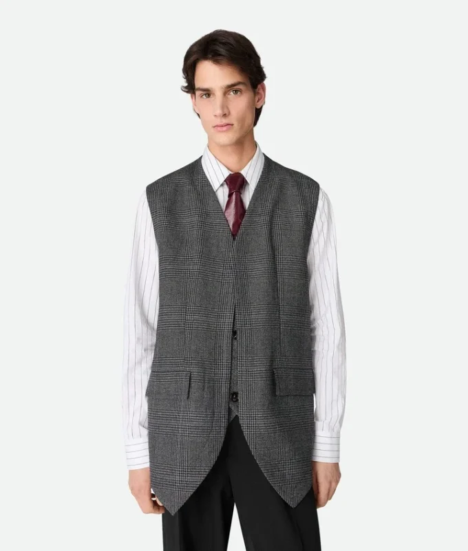 Prince of Wales Wool Waistcoat