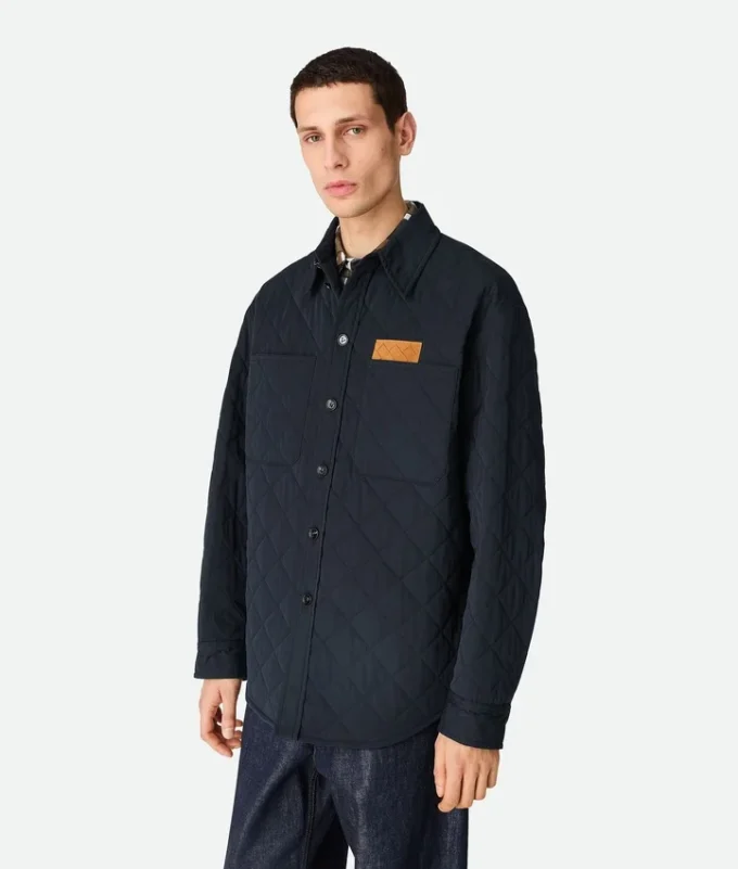 Quilted Cotton Overshirt