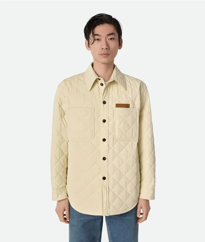 Quilted Cotton Overshirt