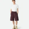 Resinated Cotton Cargo Shorts