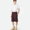 Resinated Cotton Cargo Shorts