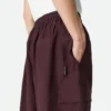 Resinated Cotton Cargo Shorts