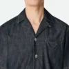 Rinsed Indigo Straight Denim Shirt