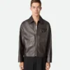 Shiny Leather Blouson