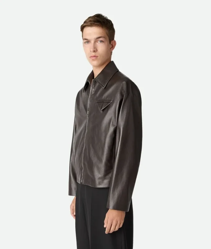 Shiny Leather Blouson