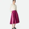 Shiny Leather Culotte