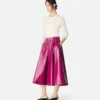 Shiny Leather Culotte