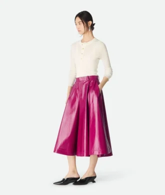 Shiny Leather Culotte
