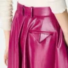 Shiny Leather Culotte