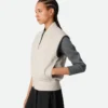 Silk and Cotton Twill Gilet