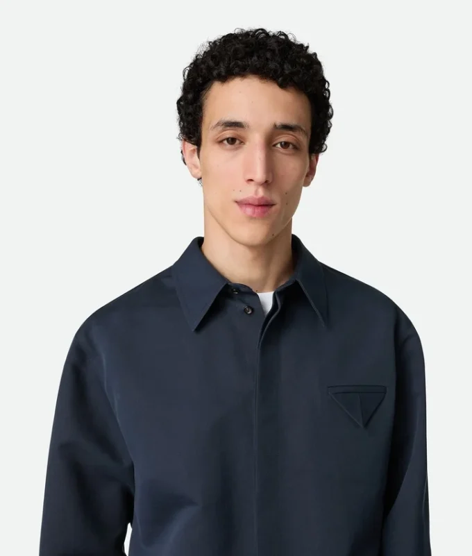 Silk and Cotton Twill Shirt