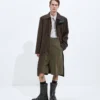 Silk and Nylon Trench Coat